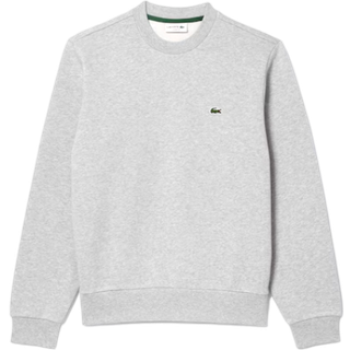 LACOSTE Herren Sweatshirt grau unifarben Classic Fit