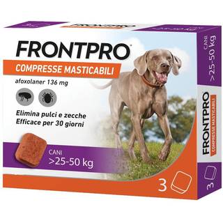 FRONTPRO 136 mg (Håndkøb, apoteksforbeholdt) 3 stk Tyggetabletter + FRI FRAGT