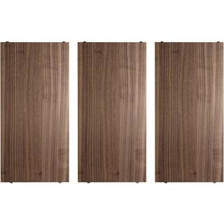 String Hylder 3-pak 58x30 Cm - Hyldesystemer (modulære) definér Valnød - 5830-04-3