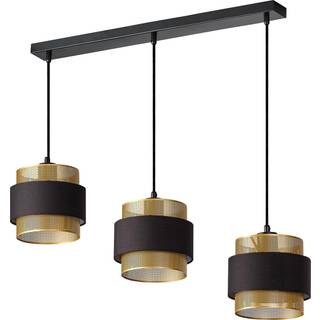 OSRAM Hængelampe Decor Hornet, dæmpbar, Sort, Stue/spisestue, Tekstil/stof/silke, Moderne