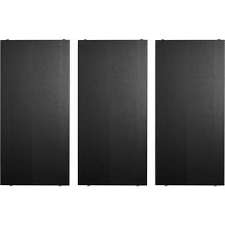 String Hylder 3-pak 58x30 Cm e Ask - Hylder Askefinér Sort - 5830-03-3