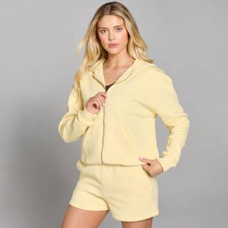 MP Basics Zip Through Hoodie til kvinder – Citron - XXL - Gul