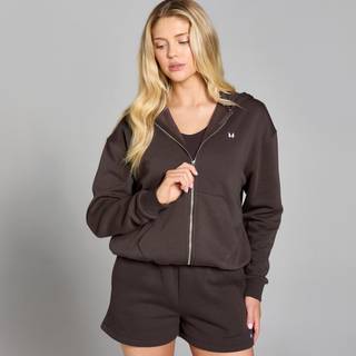 MP Basics Zip Through Hoodie til kvinder – Chokolade - XL - Brun