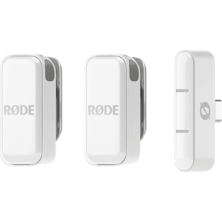 Røde  Wireles Micro mikrofoner og modtagersæt (USB-C, hvid)