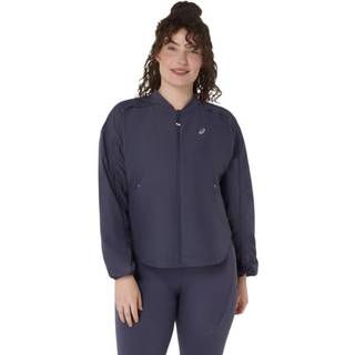 ASICS Nagino Running Jacket Women - Blue Grey, Blue, Size XL - blue_grey