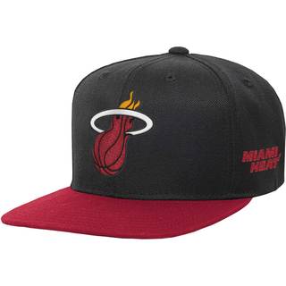 Outerstuff NBA Kids Youth 8-20 Officiel 2-tone Snapback Hat Cap (US Alpha One Size Miami Heat)