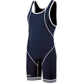 ASICS Herre Snap Down Wrestling Singlet Navy/White 2X-Small