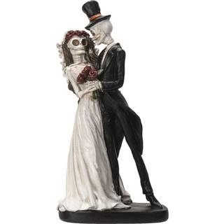 Gothic Skelett Hochzeitspaar 32cm