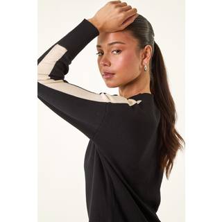 Roman Roman Petite Kontraststrikket Trøje