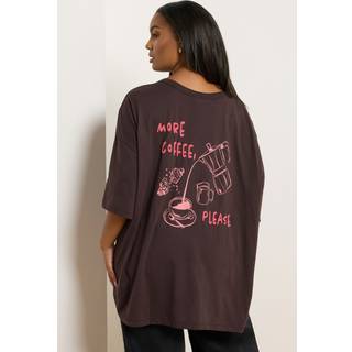 Yours Curve Yours Curve Placement Boxy T-shirt