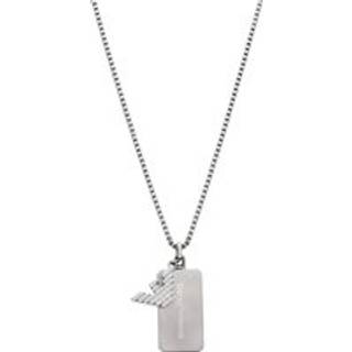 Emporio Armani Stainless Steel Dog Tag Men's Necklace EGS3167040