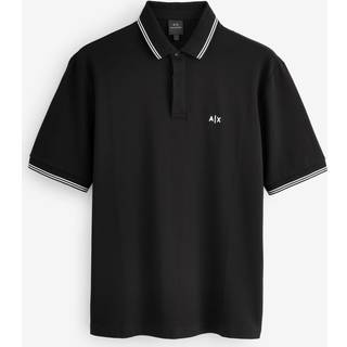 Armani Exchange Polo T Shirt Black