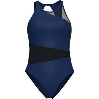 Arena Women's Mesh Angle Swimsuit Vent Back B Badedragt Damer størrelse 42 farve blå