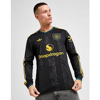 Manchester United 25/26 langærmet tredjetrøje - Black - XL