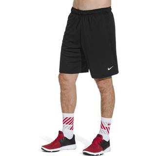 Nike mænds tørre træningshorts sort/sort/hvidt medium