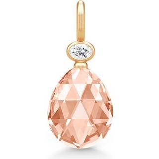 Julie Sandlau Ofelia Vedhæng 22 kt. Forgyldt Sølv PD356GDPEAMOCRCZ - Dame - 925 Sterling Silver