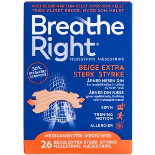Breathe Right Næsestrips - 26 stk.