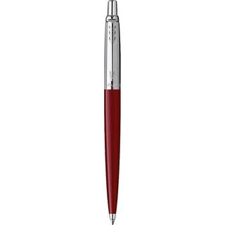 Parker Jotter Originals-kuglepen, rød lakering, medium spids, blå blæk, boblepakke