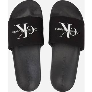 Calvin Klein Jeans Monogram CV Sliders Black