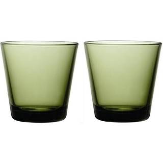 Iittala Kartio glas 21 cl 2 stk Fyrretræsgrøn