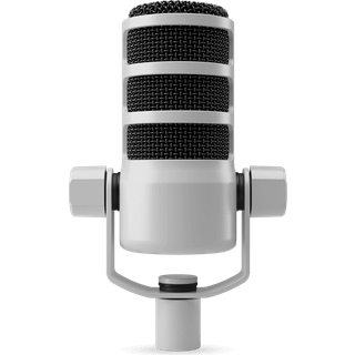 RØDE PodMic USB mikrofon - White Collection ➞ På lager - klar til levering