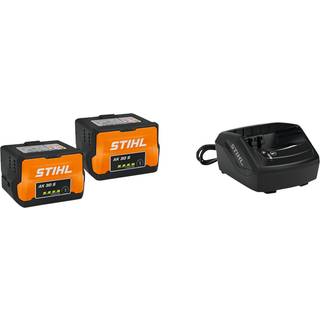 Startsæt med batteri 2x AK 30 S og oplader AL 101 - MSA 200