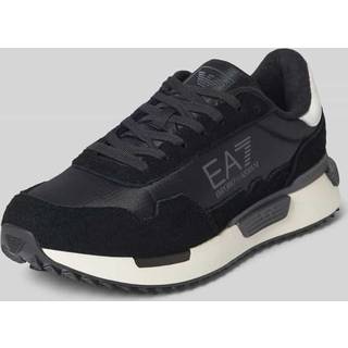 EA7 Emporio Armani Logo Trainers Black