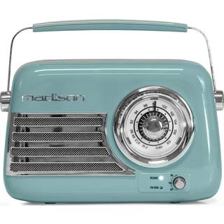 OUTLET - Madison Retro Radio m. Bluetooth og FM (Blå)
