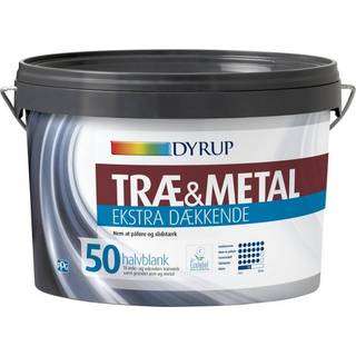 DYRUP Træ & Metal maling Ekstra Dækkende Glans 50 - 2,25 liter - Base 10