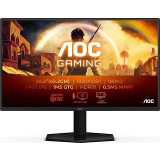 AOC G4 25G42E computerskærm 62,2 cm (24.5") 1920 x 1080 pixel Fuld HD LED Sort, Rød