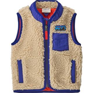 Patagonia Kid's Baby Retro-X Vest Fleecevest Børn størrelse 18 Months farve beige