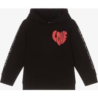 Stella McCartney Kids Printed cotton jersey hoodie - black - Y 3