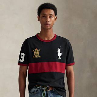 Ralph Lauren Crew Neck Slim Fit T Shirt Black