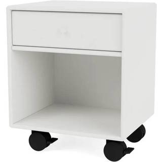Montana DREAM sengebord med Hjul - 01 White (8-12 ugers Levering)