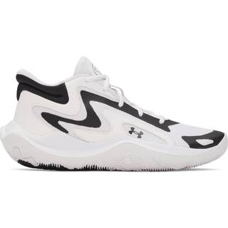 Under Armour Jet '25 Unisex Basketball Shoes White / Black / Black 49.5