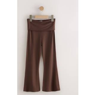Next Chocolate Brown Fold Over Flare Leggings (3-16yrs)