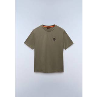 Napapijri Salis Logo T Shirt Khaki