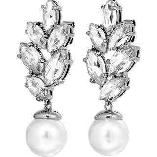 DYRBERG/KERN BALETTE ØRERING 470028 (Silver, White, ONESIZE)