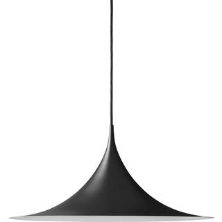 Gubi Semi Pendel Ø 47 Cm Matsort - Pendler Aluminium Mat Sort - 10015257