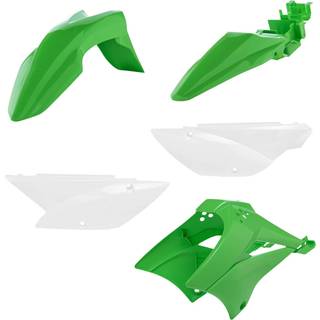 Acerbis Standard Plastic Kits til Kawasaki - Green/White (2780500145)
