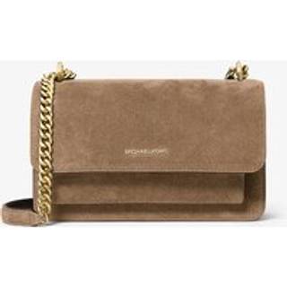 Michael Kors Claire Large Skuldertaske lysebrunt