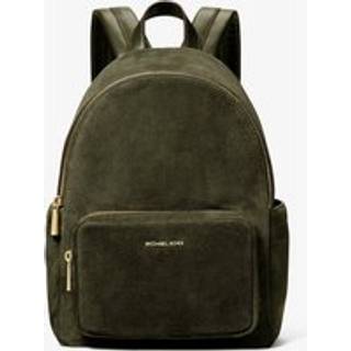 MK Tanner Medium Suede Backpack - Green - Michael Kors - ONE SIZE