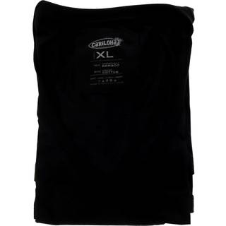 Bambus T-shirt med V-hals - Sort fra Cariloha til kvinder - 1 stk T-shirt (XL)