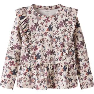 NAME IT Peplum Bluse Naline Peyote Melange