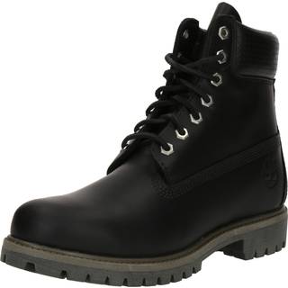 Premium 6 Inch Lace Up Støvler, Black, 41