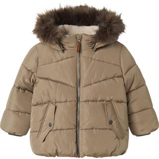 NAME IT Puffer Jakke Mathew Timber Wolf