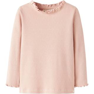 Slim Fit Top Med Lange Ærmer