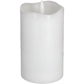 Northlight bloklys LED hvid 12,5 cm - batterilampe med timer