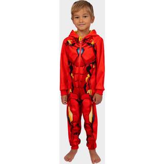 Character Character Red Marvel Iron Man Dress Up Fleece Onesie