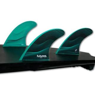 Futures Fins Thruster F6 Legacy Neutral M Finne Set - M - green